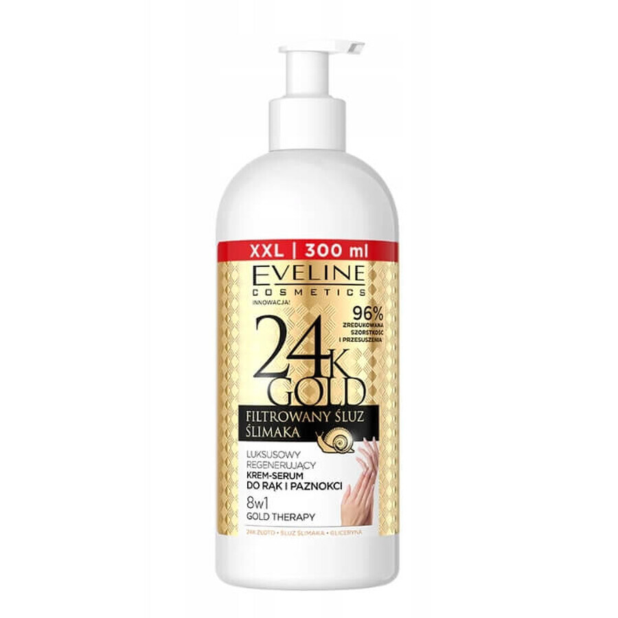Eveline Cosmetics Cremă regenerantă de lux pentru mâini și unghii-serum, 300 ml
