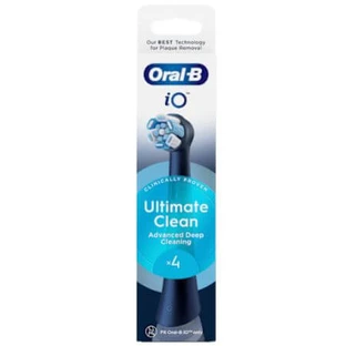 Zwarte navullingen voor elektrische tandenborstel iO Ultimate Clean, 4 stuks, Oral-B