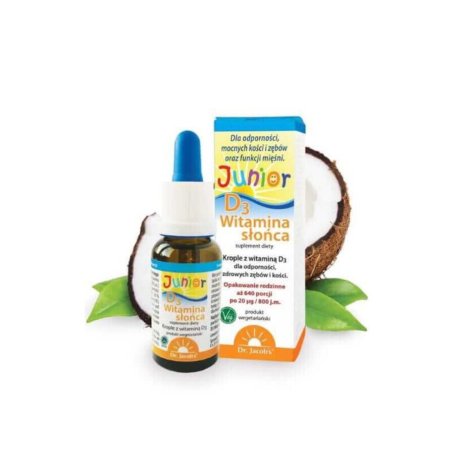 Sunshine Vitamin D3 JUNIOR - 20 ml Dr. Jacob's