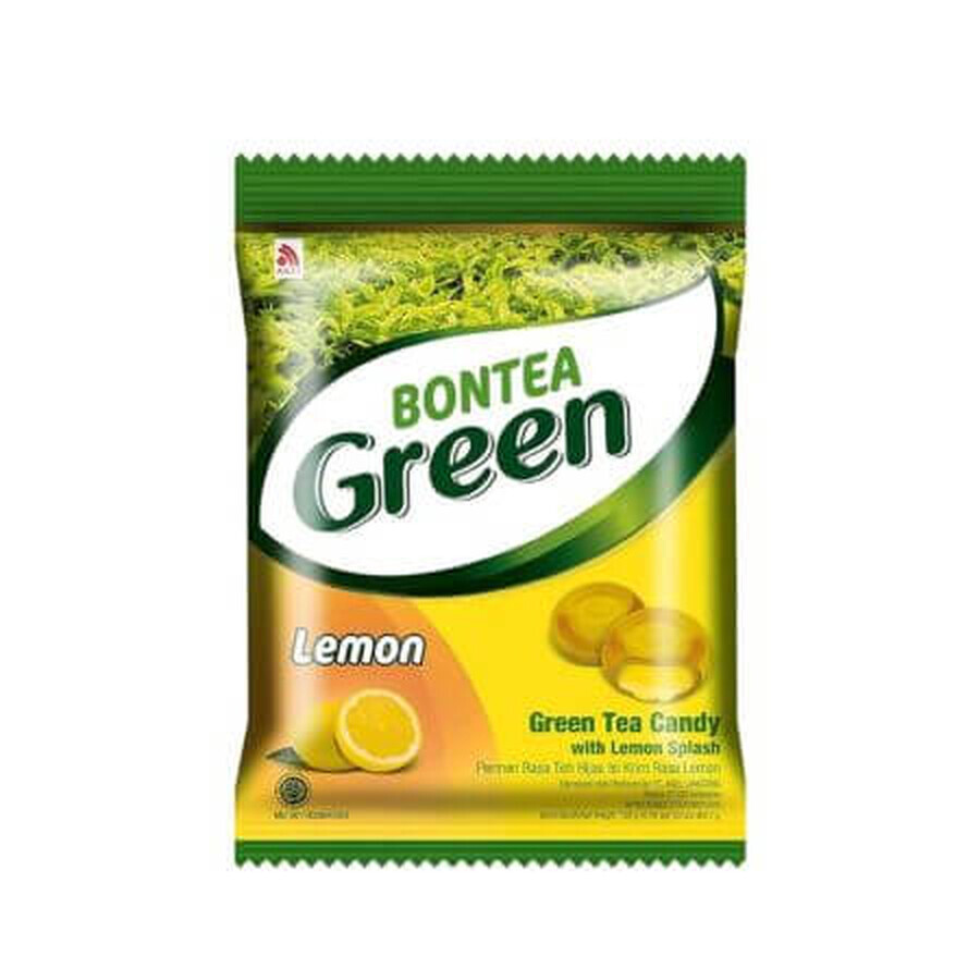 Green tea and lemon candies, 135 g, Bontea