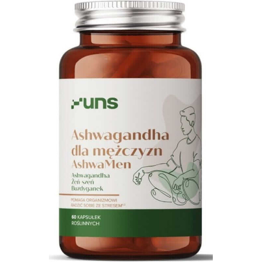 Ashwagandha pour hommes AshwaMen 60 gélules UNS