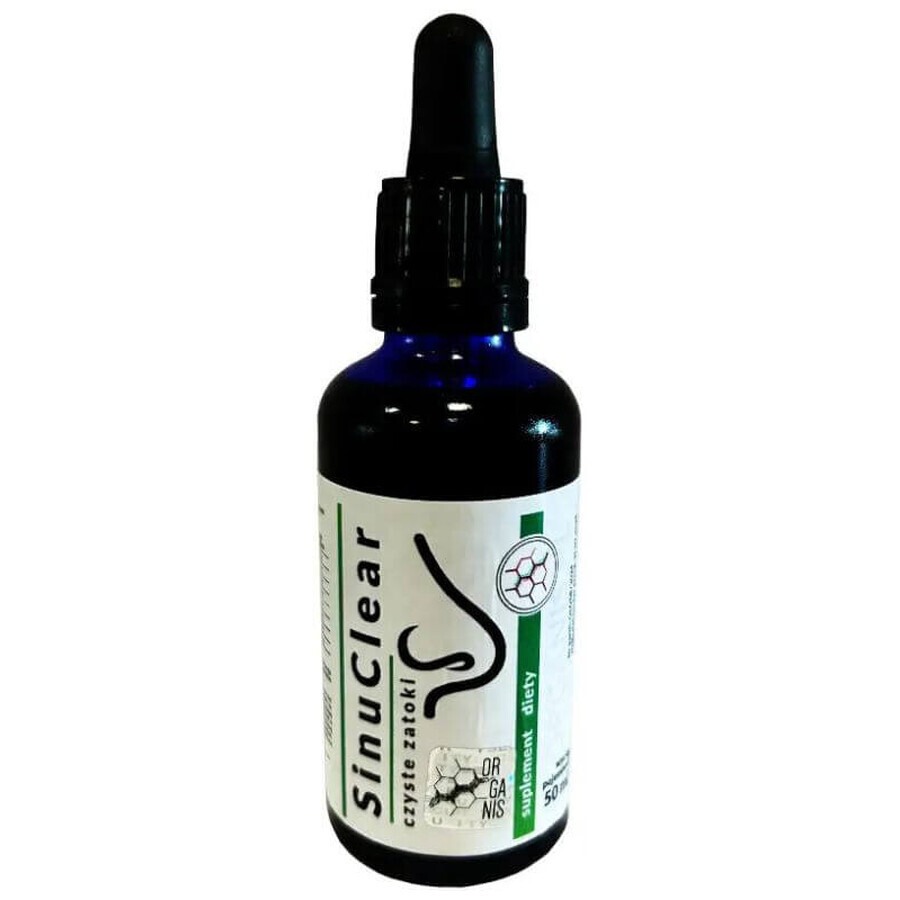 SinuClear - pulizia dei seni paranasali - estratto liquido gocce vegetali 50 ml Organis
