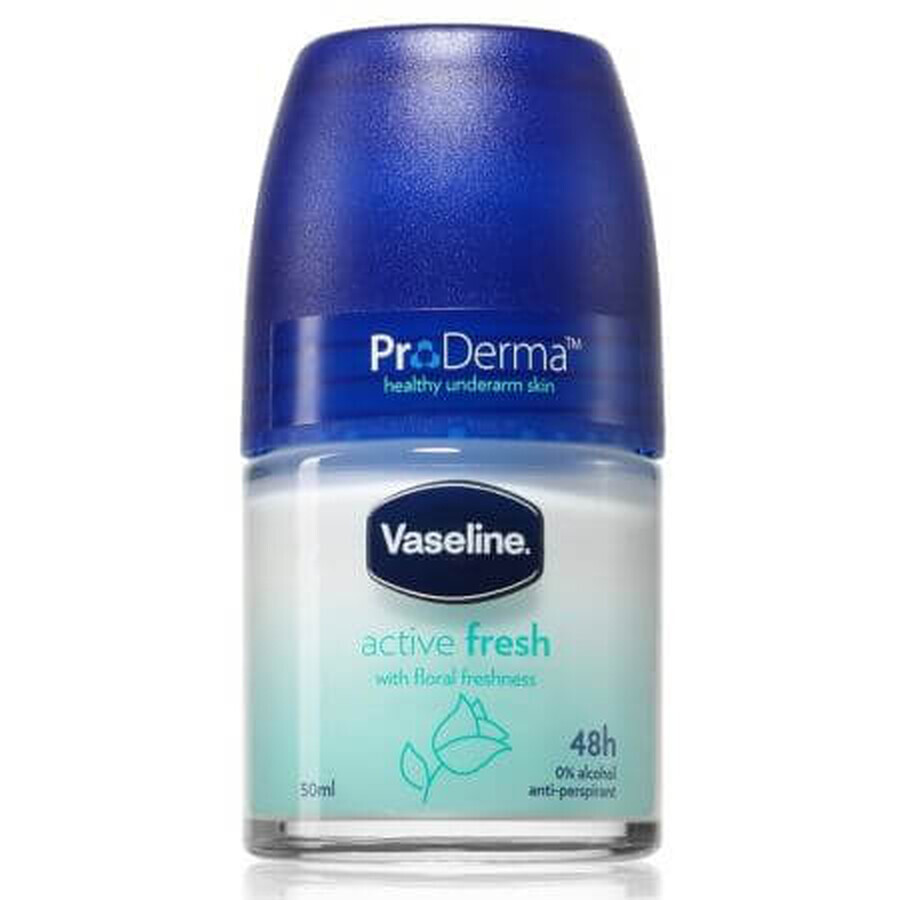 Antiperspirant roll-on deodorant 48h Pro Derma Active Fresh, 50 ml, Vaseline