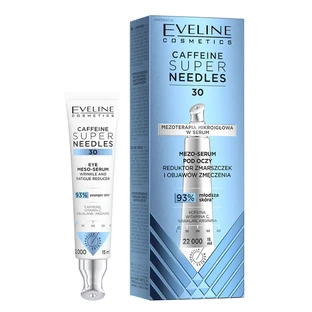 Eveline Cosmetics Super Needles Caffeine 30 Eye meso-serum, wrinkle and fatigue symptom reducer, 15 ml