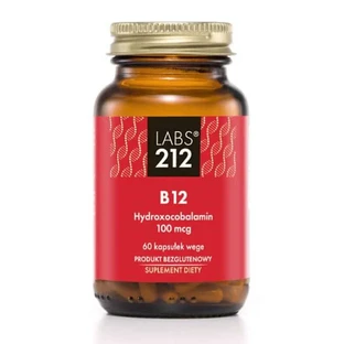 Labs212 Vitamine B12 Hydroxocobalamine 60 gélules