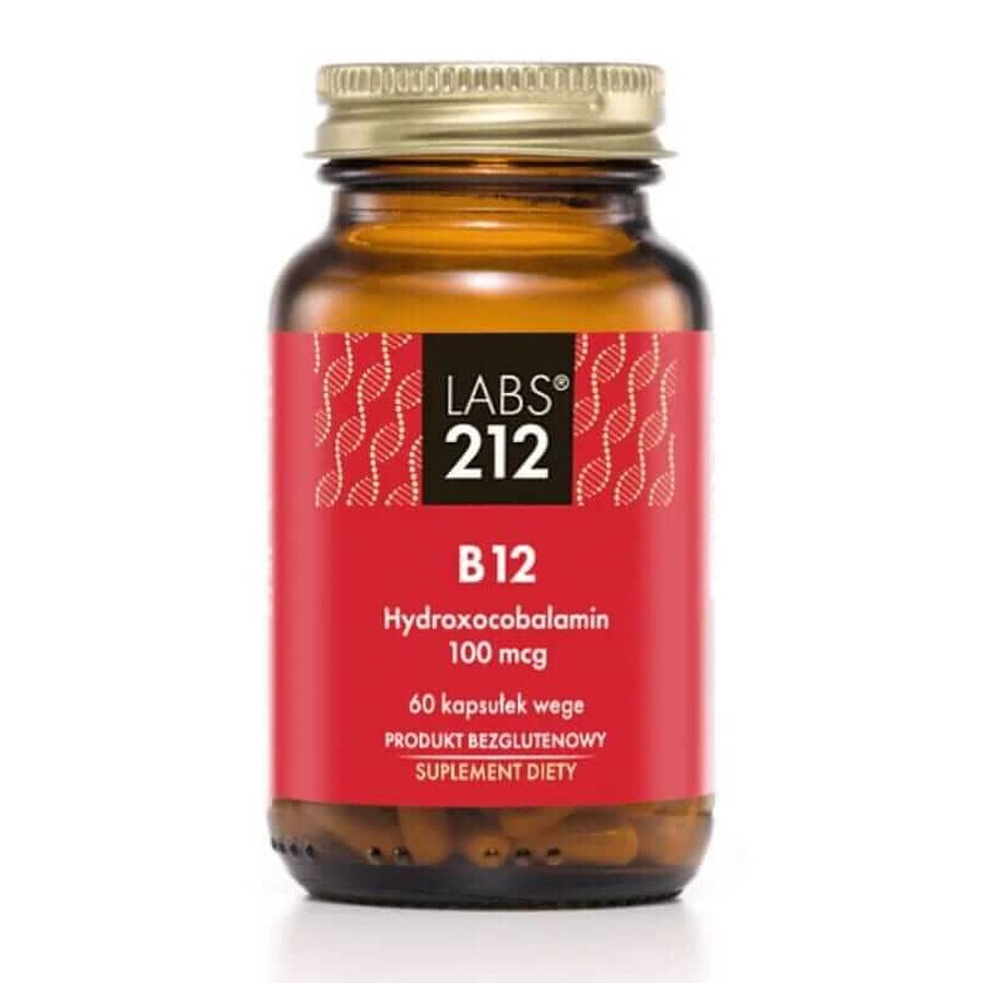 Labs212 Vitamin B12 Hydroxocobalamin 60 Kapseln