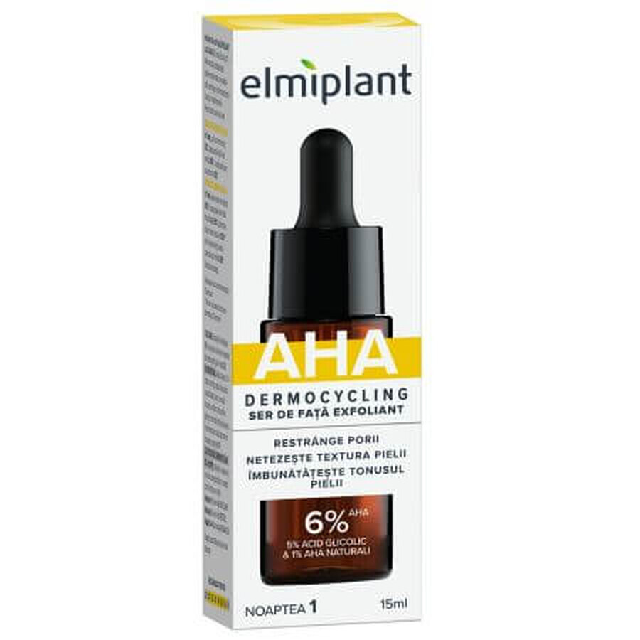 Serum facial exfoliante Dermocycling, 15 ml, Elmiplant