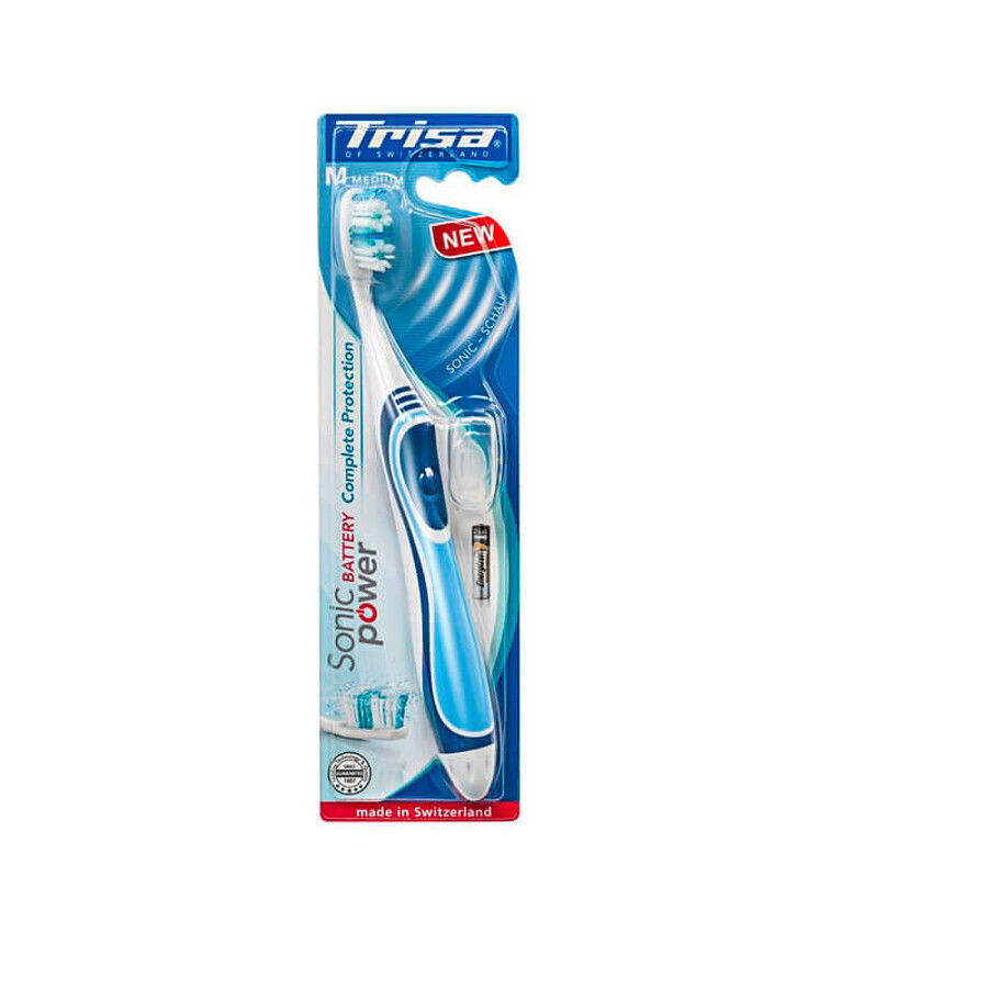 Cumpără Periuța de dinți, Sonic Power, Complete Protection, Medium, Trisa Periuța de dinți, Sonic Power, Complete Protection, Medium, Trisa