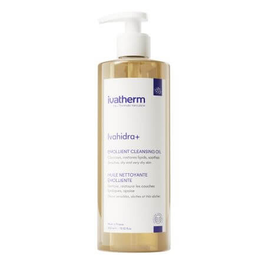 Olio lavante lenitivo per pelli secche e molto secche, Ivahidra+, 400 ml, Ivatherm