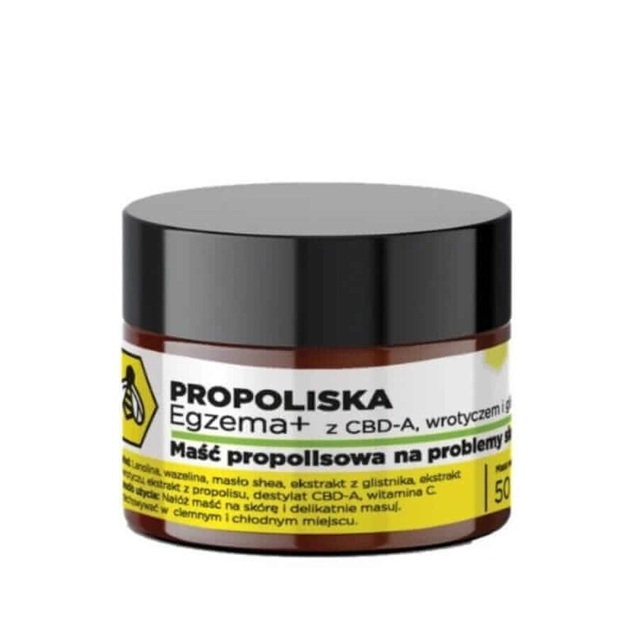 Pomada de propóleo para eczema con CBDA bermellón y correhuela 50 g Efecto CBD