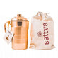 Sattva Gestreifter Kupferkrug, 1950 ml