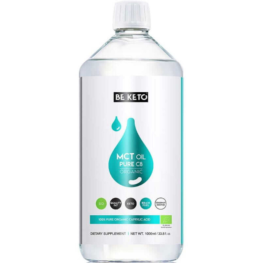 BIO MCT Oil 100% C8 1000ml BeKeto