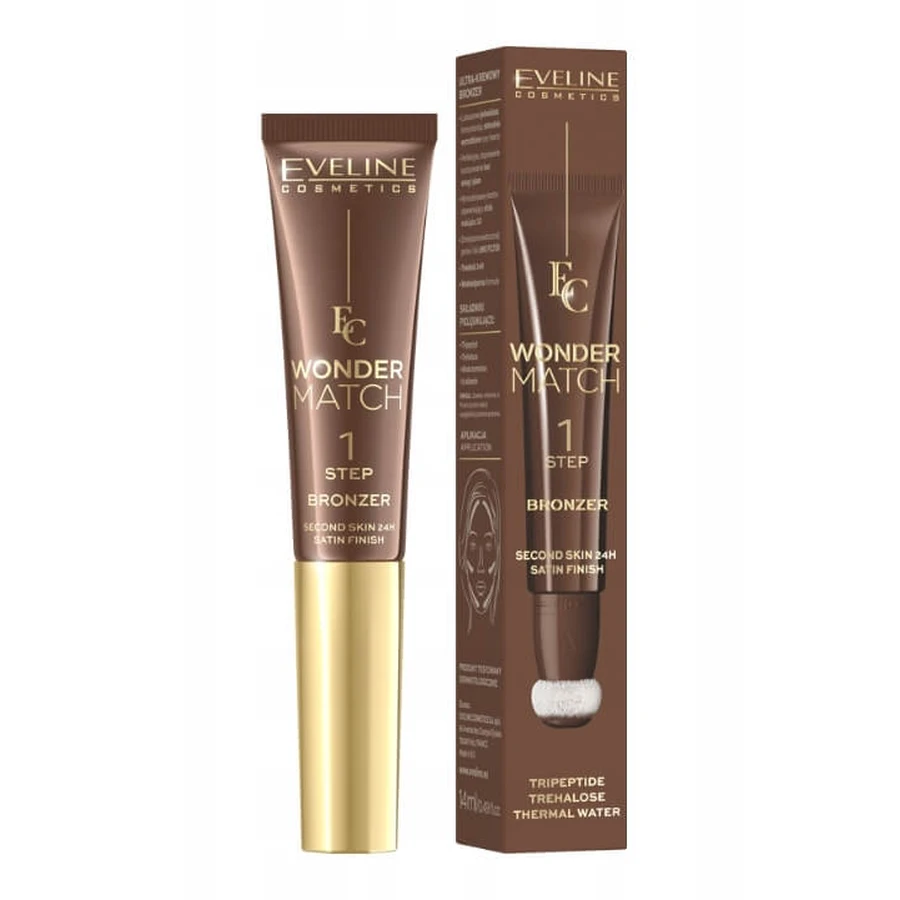 Eveline Cosmetics Wonder Match Bronceador Ultra Cremoso 02, 14 ml