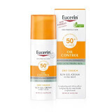 Crema facial en gel con protección solar FPS 50+ Sun Protection Oil Control, 50 ml, Eucerin