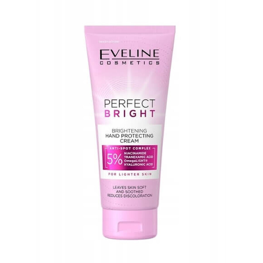 Eveline Cosmetics Crema mani protettiva Perfect Bright Brightening, 100 ml