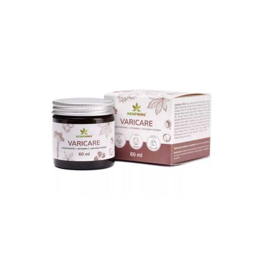 Varicare vascular ointment 60ml HempKing