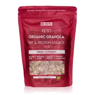 BIO Keto Granola - Frische Himbeere 250g BeKeto