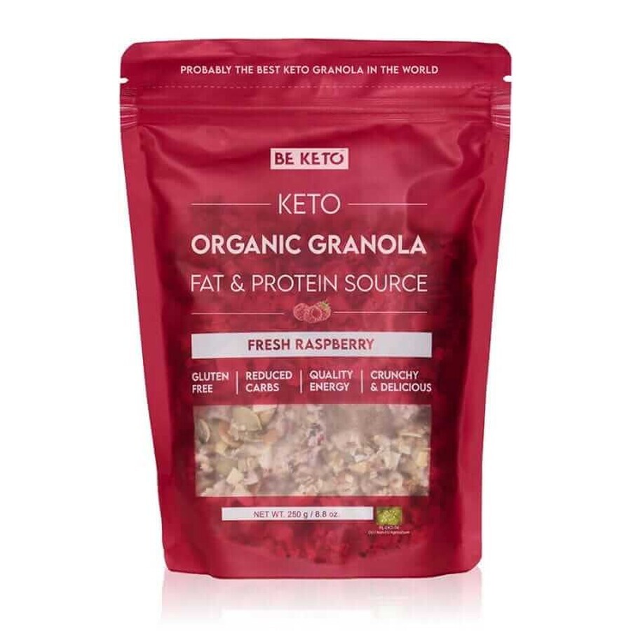 BIO Keto Granola - Fresh Raspberry 250g BeKeto