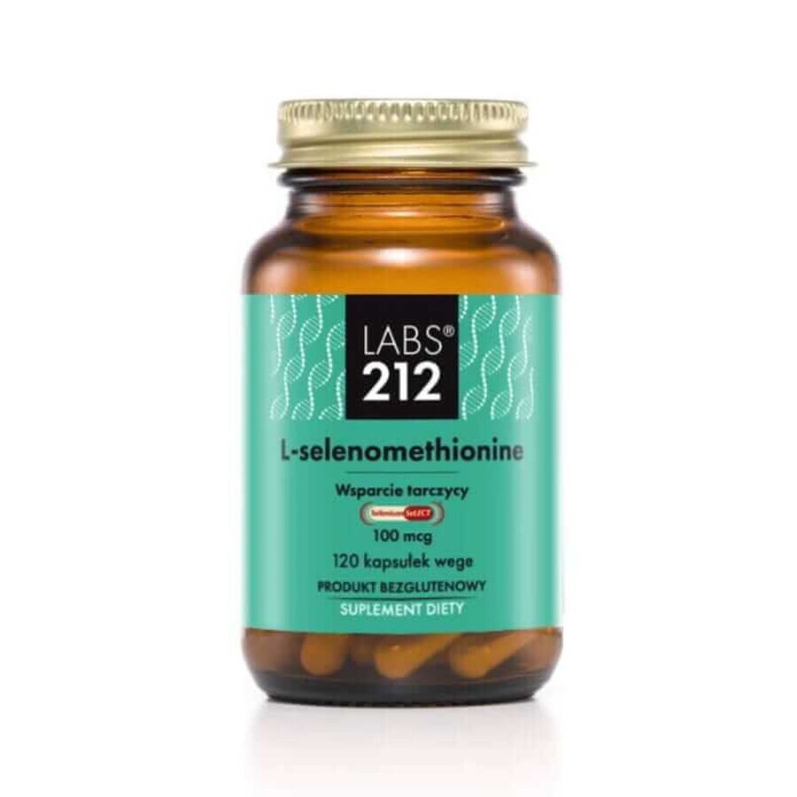 Labs212 L-Selenometionina Selenio (selenio in forma attiva) 120 capsule
