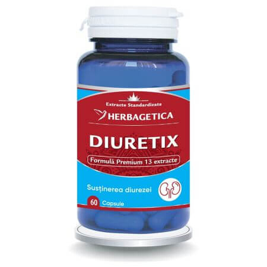 Diuretix, 60 Kapseln, Herbagetica