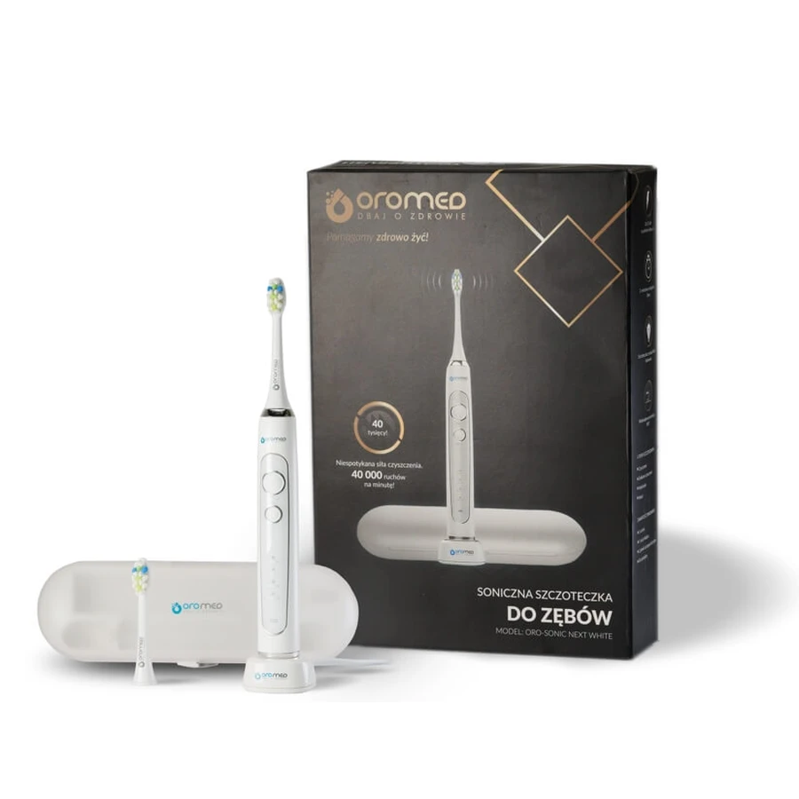 Oromed ORO-SONIC NEXT white electric sonic toothbrush