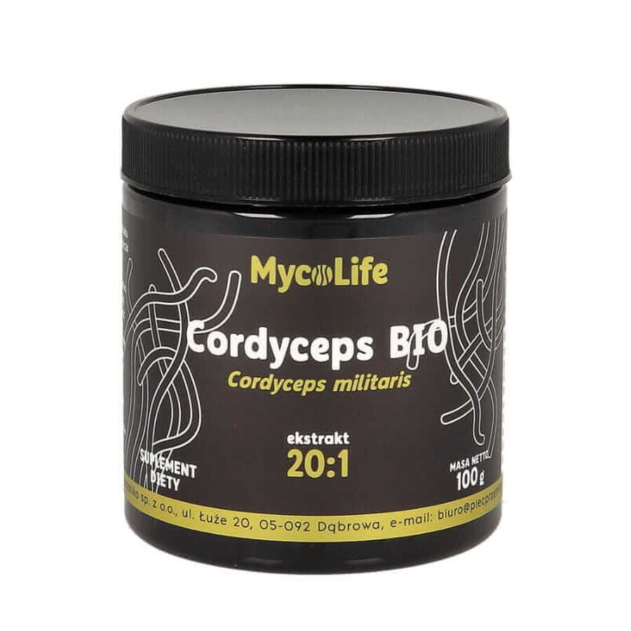 Cordyceps - BIO-Extrakt 20:1 100g MYCOLIFE