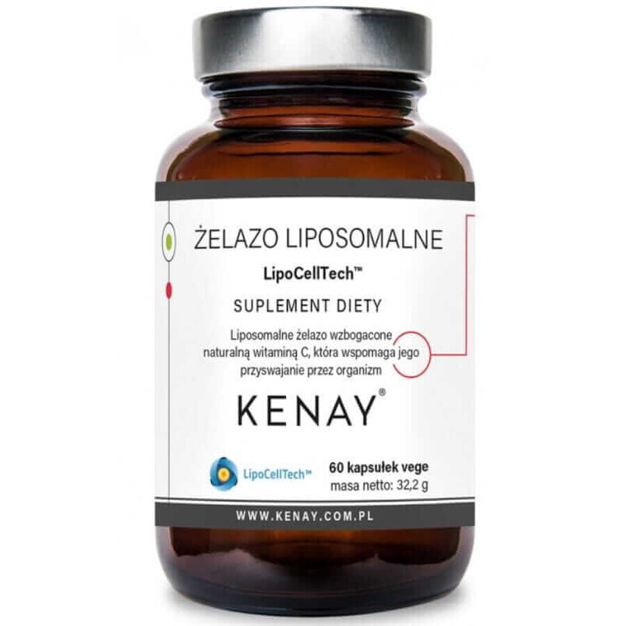 Liposomaal ijzer LipoCellTech 60 capsules Kenay