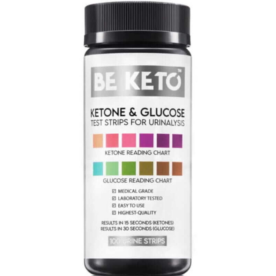 Tiras reactivas glucosa y cetonas 100 unidades BeKeto