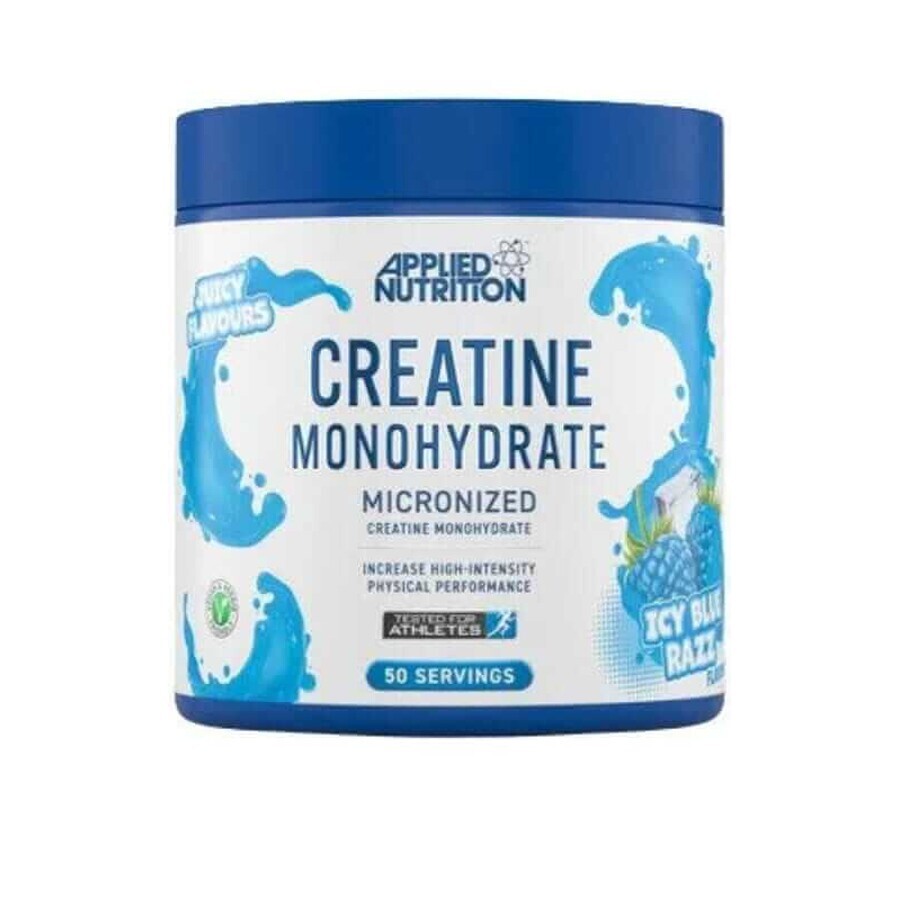 Creatine Monohydrate Micronized flavor Icy Blue Razz 250 g Applied Nutrition