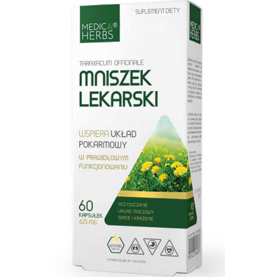 Löwenzahn 625mg, 60 Kapseln Medica Herbs