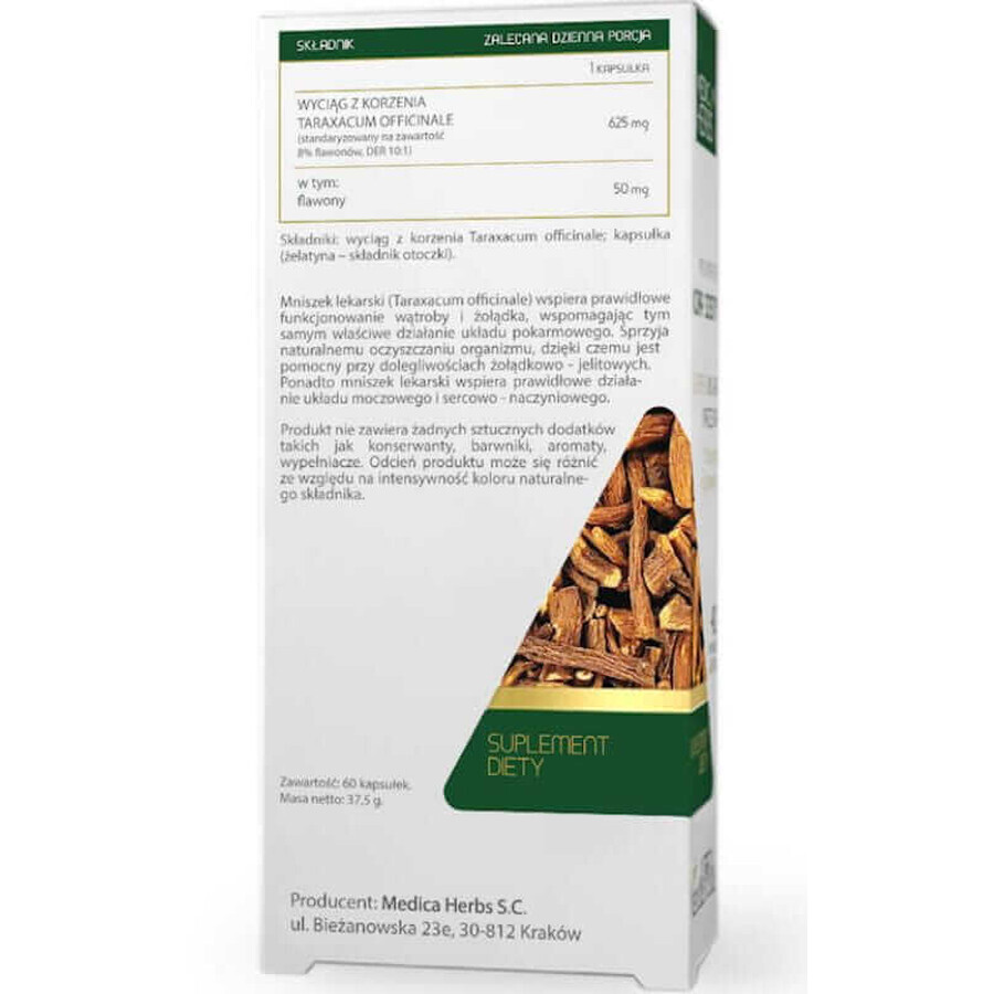 Löwenzahn 625mg, 60 Kapseln Medica Herbs