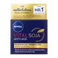 Nivea Vital Soya Anti-Age, crema de noche regeneradora, pieles maduras, 50 ml