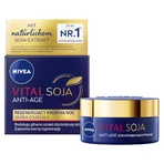 Nivea Vital Soya Anti-Age, crema de noche regeneradora, pieles maduras, 50 ml