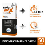 Maxigra Max 50 mg, 2 comprimate filmate