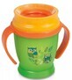 Lovi 360 Mini tasse avec poign&#233;es 9m+ vert-orange Folky 210ml