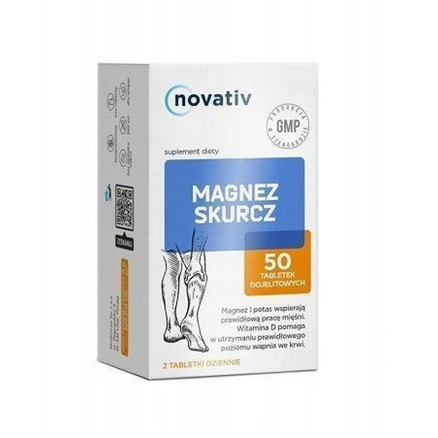 Novativ Magnesio Contracción, 50 comprimidos