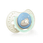 Lovi Night & Day, pacifier, silicone, dynamic, Boy, 0-6 months, 2 pieces Lovi Night & Day, pacifier, silicone, dynamic, Boy, 0-6 months, 2 pieces