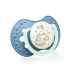 Lovi Night & Day, pacifier, silicone, dynamic, Boy, 0-6 months, 2 pieces Lovi Night & Day, pacifier, silicone, dynamic, Boy, 0-6 months, 2 pieces