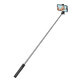 Selfie stick WHS1Y telescopic tripod 1m with phone holder - black