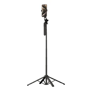 Palo selfie WH181-Y1S trípode telescópico de aleación de aluminio de 1,75 m con soporte para teléfono - negro