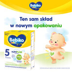 Bebiko Junior 5 Nutriflor Expert set, nutritious milk-based formula, for preschooler, 3 x 600 g + Boon, Swig straw bottle, 265 ml free of charge