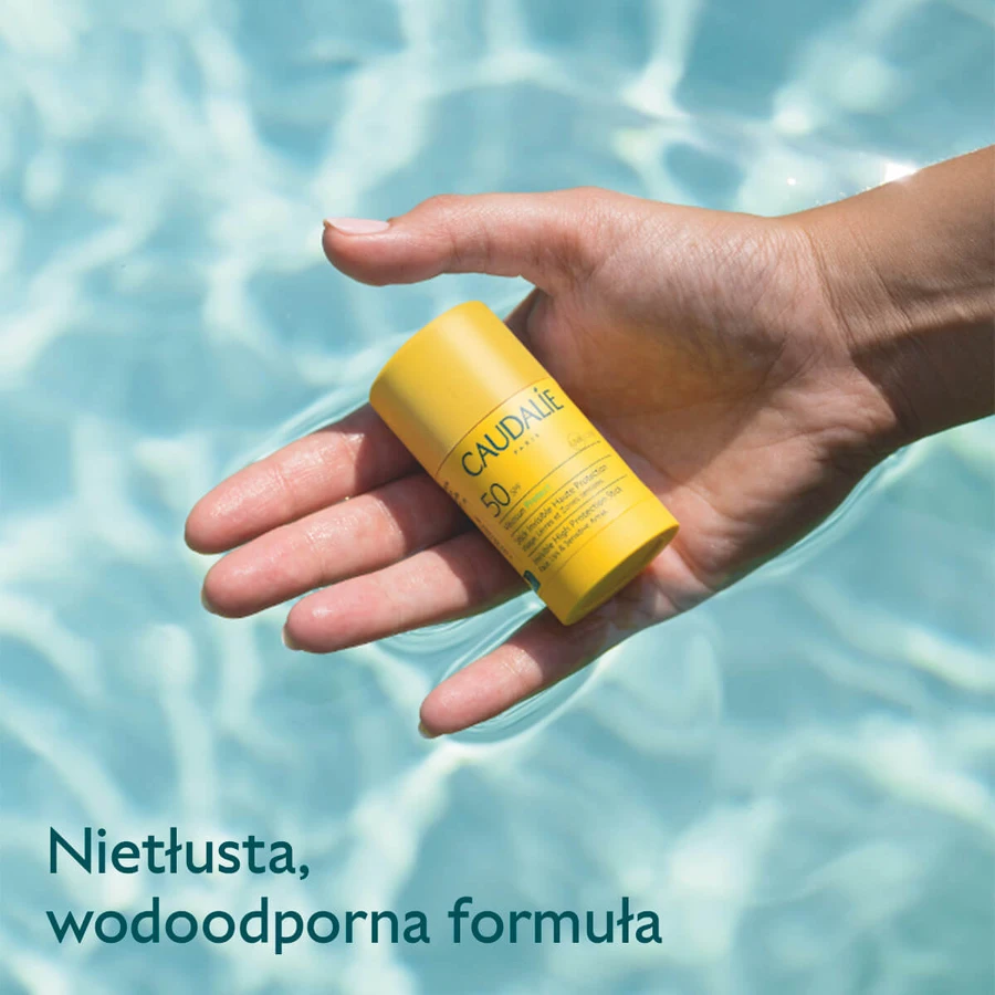 Caudalie Vinosun Protect, unsichtbarer Hochschutz-Stift, SPF 50, 15 g + unsichtbare, leichte, sehr hoch schützende Creme, SPF 50+, 20 ml gratis