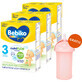 Bebiko Junior 3 Nutriflor Expert Set, n&#228;hrstoffreiche Milchnahrung, ab 1 Jahr, 3 x 600 g + Boon, Swig Strohhalm-Bidon, 265 ml gratis