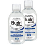 Set Eludril White, bain de bouche, 2 x 500 ml
