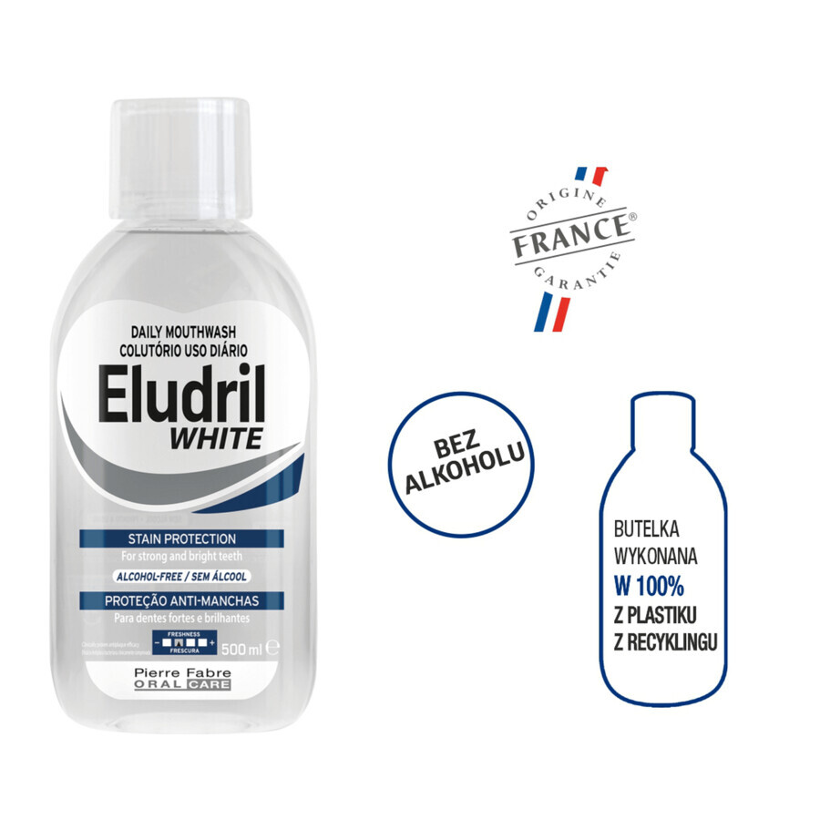 Set Eludril White, bain de bouche, 2 x 500 ml