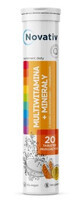 Novativ Multivitamin + Minerals, 20 effervescent tablets