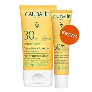 Caudalie Vinosun Protect, invisible high protection cream, SPF 30, 50 ml + invisible, light, very high protection cream, SPF 50+, 20 ml free of charge