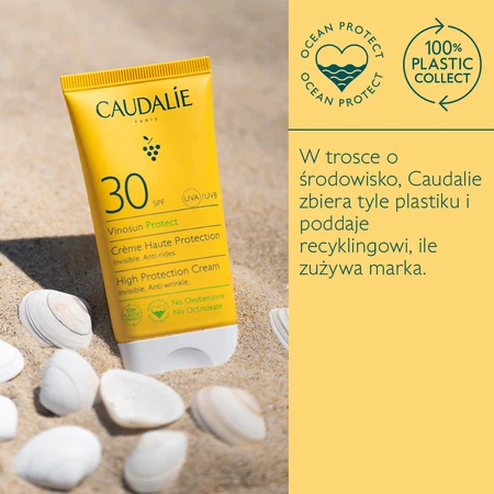 Caudalie Vinosun Protect, invisible high protection cream, SPF 30, 50 ml + invisible, light, very high protection cream, SPF 50+, 20 ml free of charge