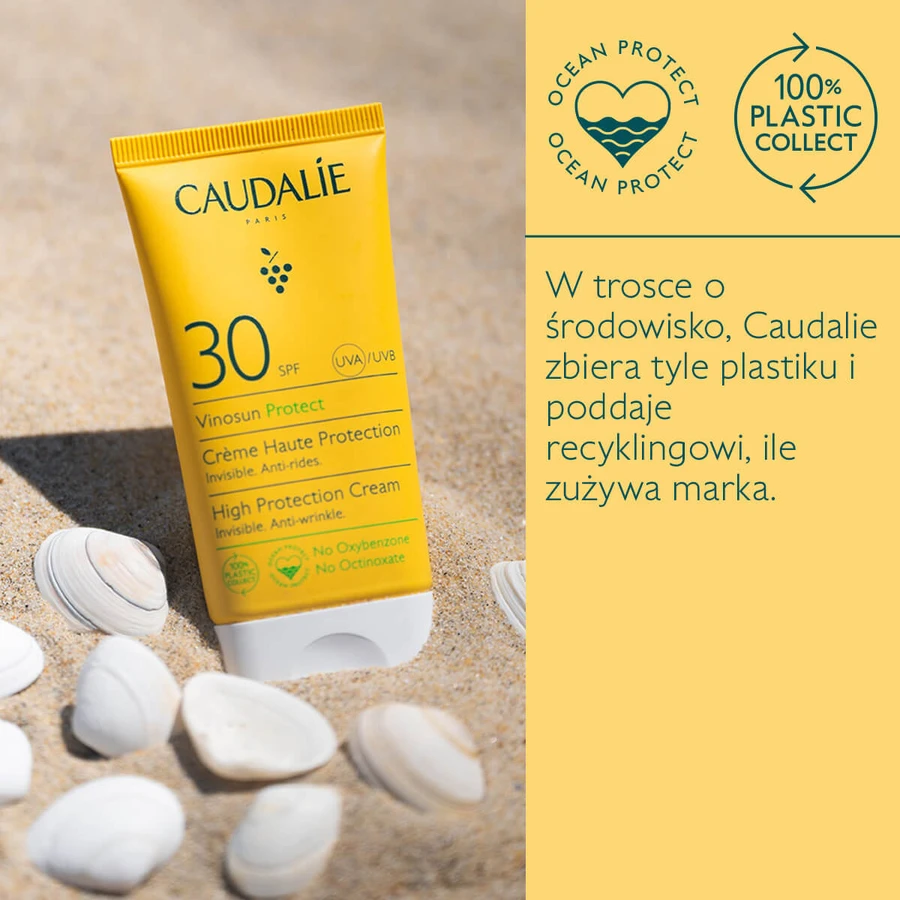 Caudalie Vinosun Protect, invisible high protection cream, SPF 30, 50 ml + invisible, light, very high protection cream, SPF 50+, 20 ml free of charge