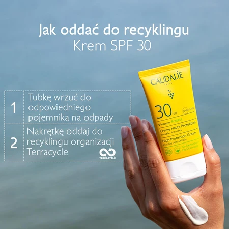 Caudalie Vinosun Protect, invisible high protection cream, SPF 30, 50 ml + invisible, light, very high protection cream, SPF 50+, 20 ml free of charge